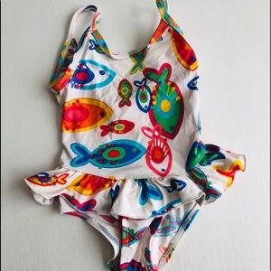 Girls One Piece Swimsuit Size 2T